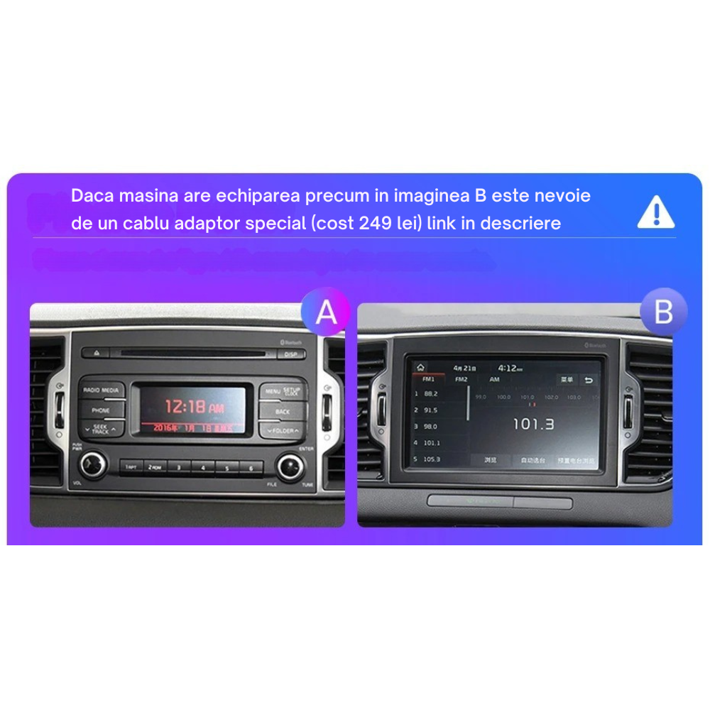 Navigatie Kia Sportage (2016-2021), Ecran 9 inch, 6GB RAM 128GB, 8-core [2]
