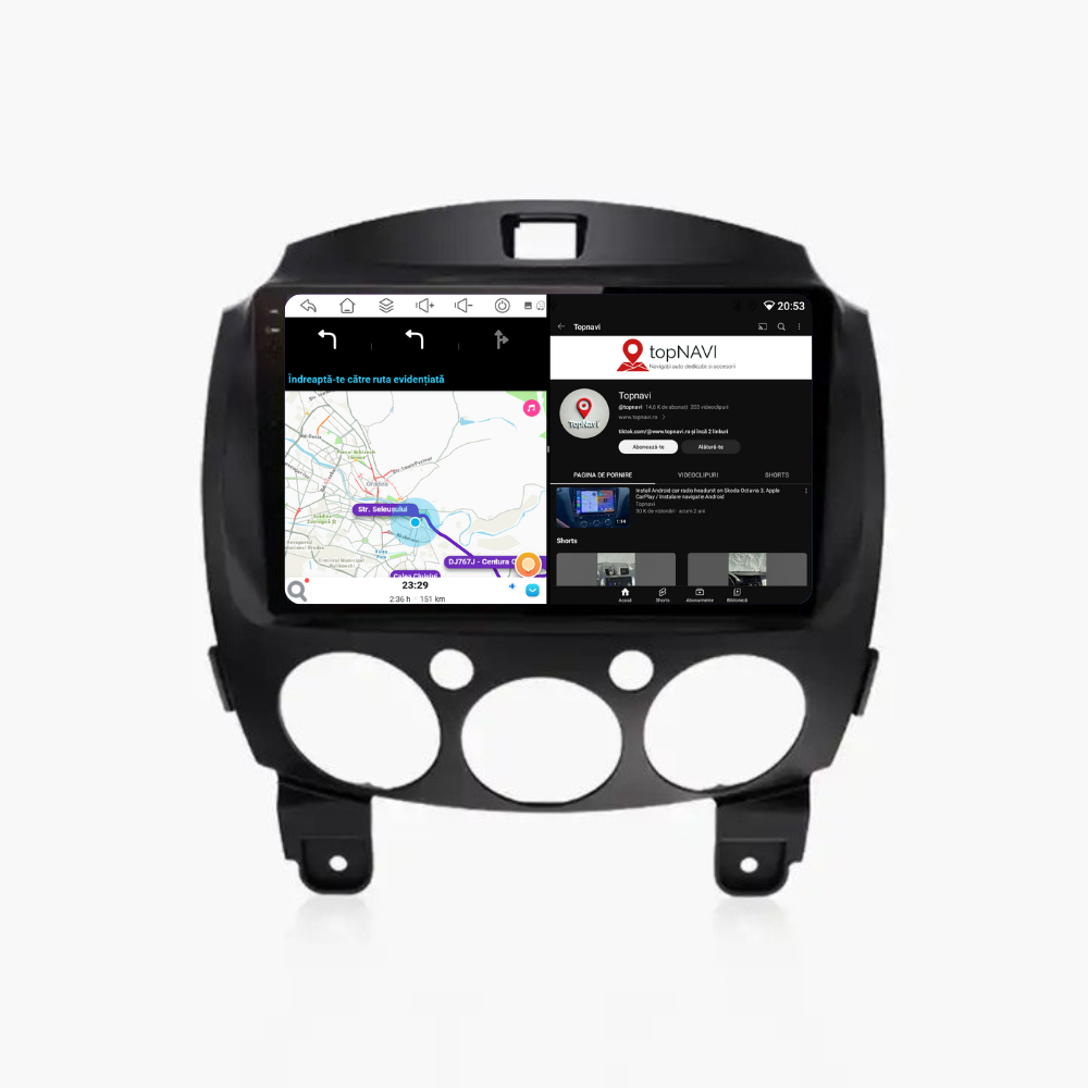 Navigatie Mazda 2 (2007-2014), Ecran 9 inch, 6GB RAM 128GB, 8-core [5]