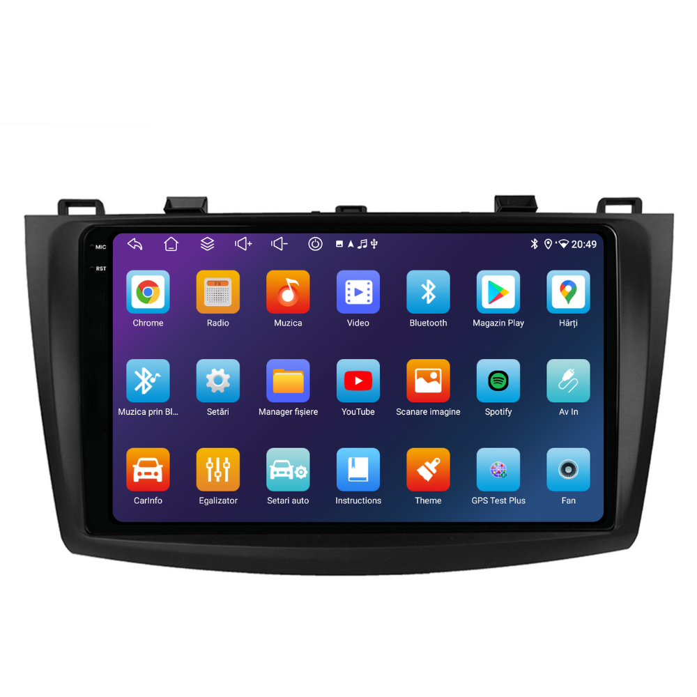 Navigatie Mazda 3 (2009-2013), Ecran 9 inch, 4GB RAM 64GB, 8-core [4]
