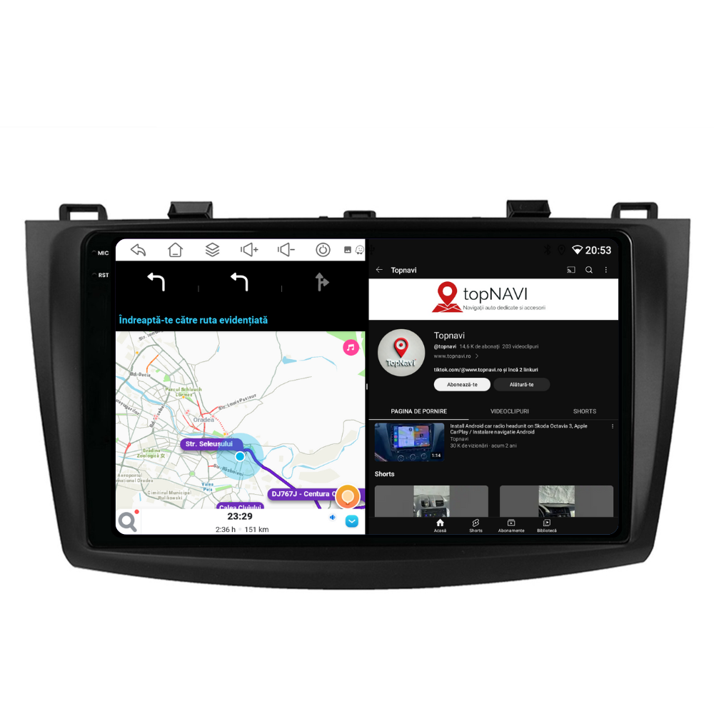 Navigatie Mazda 3 (2009-2013), Ecran 9 inch, 6GB RAM 128GB, 8-core [4]