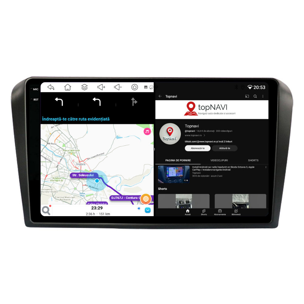 Navigatie Mazda 3 (2004-2008), Ecran 9 inch, 4GB RAM 64GB, 8-core [3]