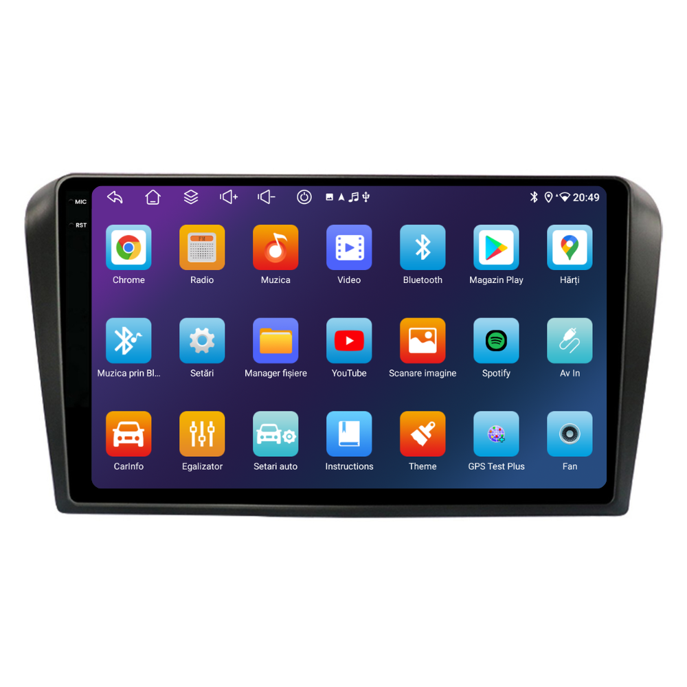 Navigatie Mazda 3 (2004-2008), Ecran 9 inch, 4GB RAM 64GB, 8-core [4]