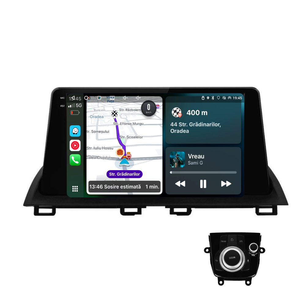 Navigatie Mazda 3 (2013-2017), Ecran 9 inch, 8GB RAM 256GB, 8-core + joystick [1]