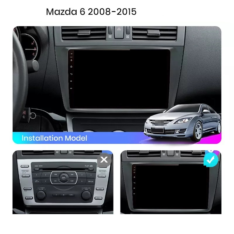 Navigatie Mazda 6 (2008-2013), Ecran 9 inch, 6GB RAM 128GB, 8-core [6]