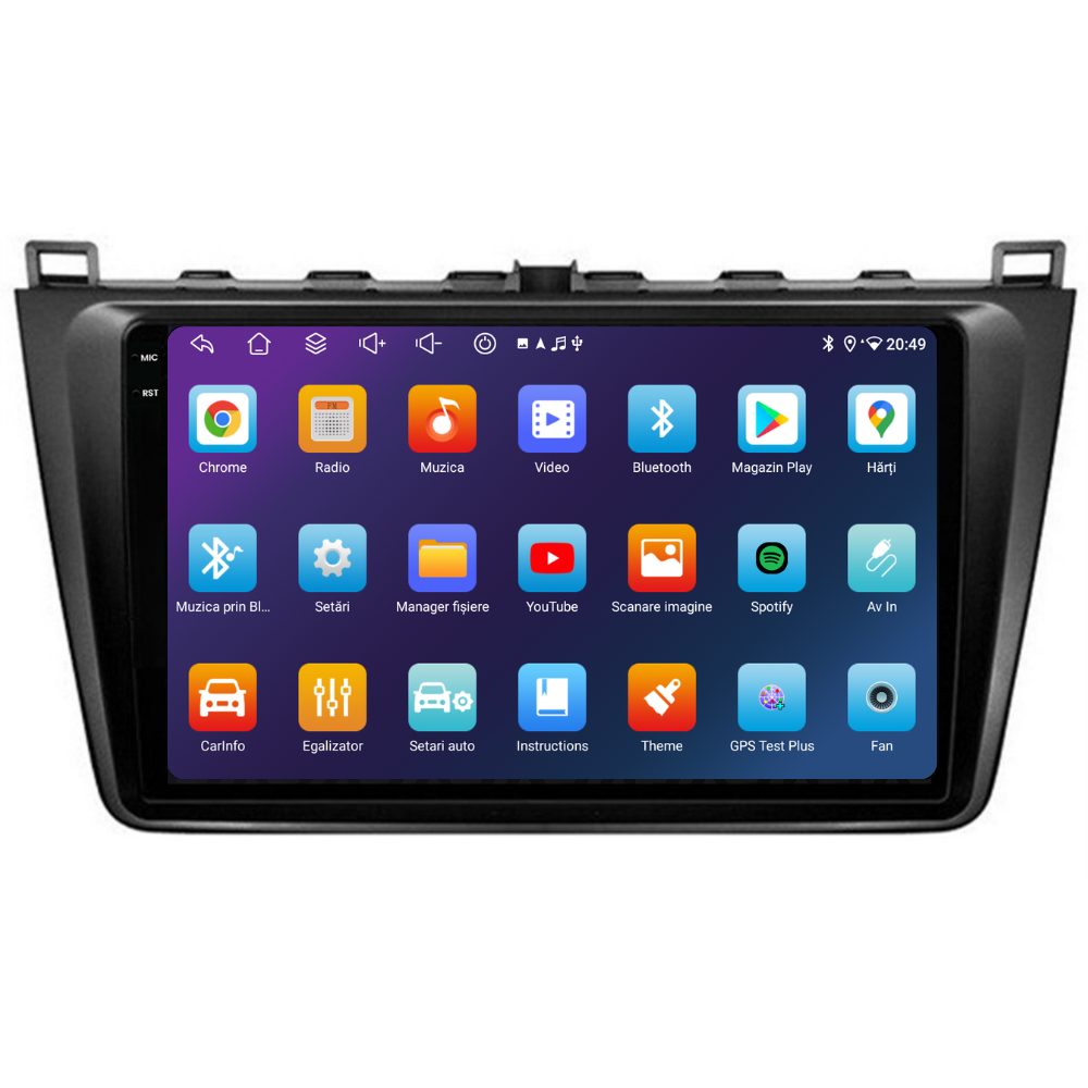 Navigatie Mazda 6 (2008-2013), Ecran 9 inch, 6GB RAM 128GB, 8-core [4]