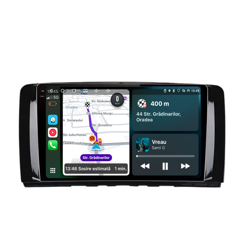 Navigatie Mercedes Benz R-Class W251 (2005-2014), Android, Ecran 9 inch, 8GB RAM 256GB, 8-core [1]