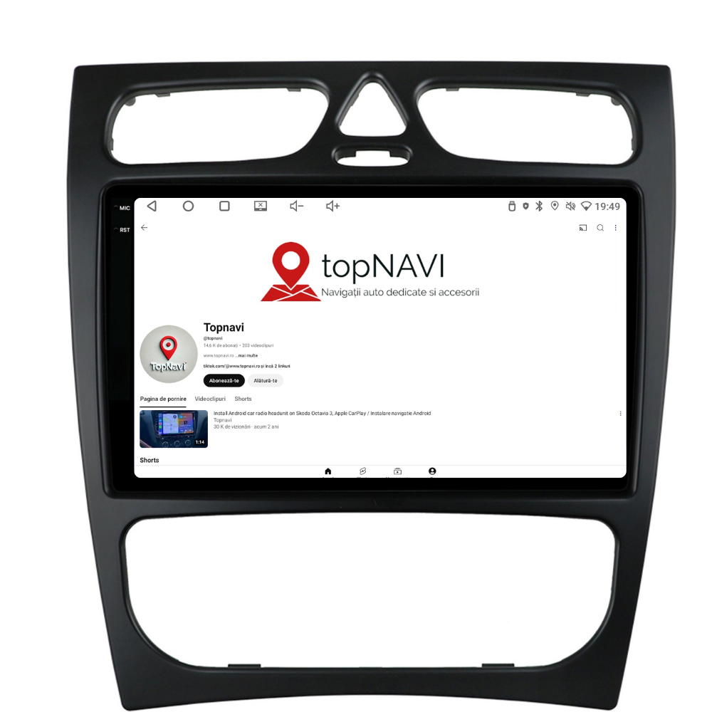 Navigație Mercedes C-Class w203 (2000-2005), Android, Ecran 9 inch, 4GB RAM 64GB, 4-core [5]
