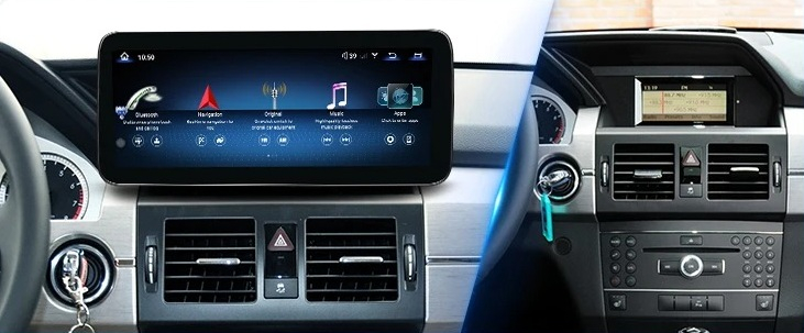 Navigatie Mercedes GLK X204 (2013-2015), Android, Ecran 12.3, 8GB 256GB, NTG 4.5 [2]