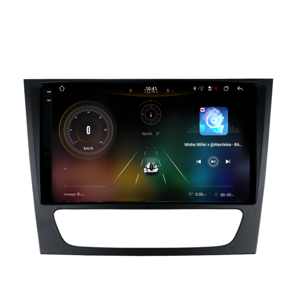 Navigație Mercedes E-Class w211 (2002-2009), Android, Ecran 9 inch 2K, 12GB RAM 256GB, 8-core [3]