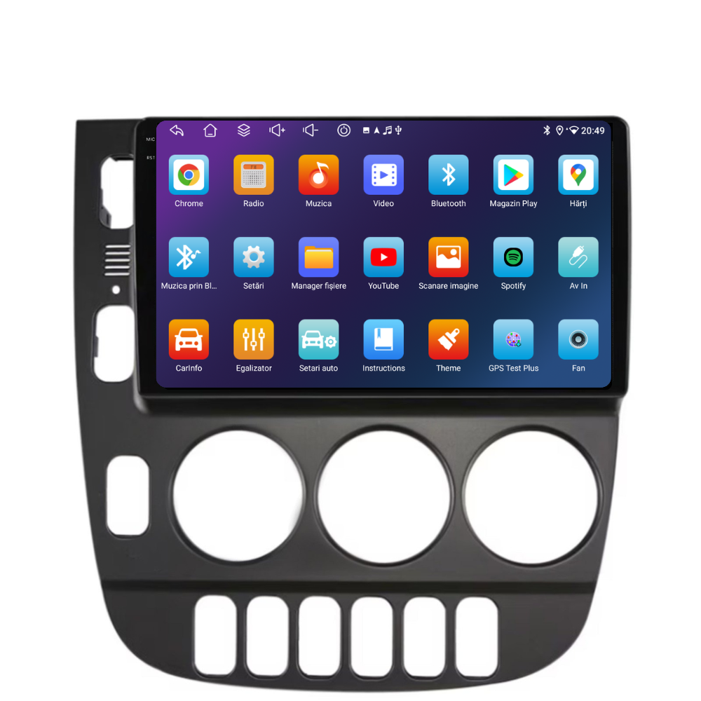 Navigatie Mercedes ML W163 (2003-2005), Android, Ecran 9 inch, 4GB RAM 64GB, 8-core [4]