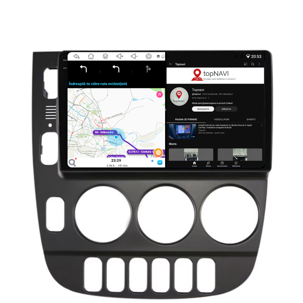 Navigatie Mercedes ML W163 (2003-2005), Android, Ecran 9 inch, 4GB RAM 64GB, 8-core [5]
