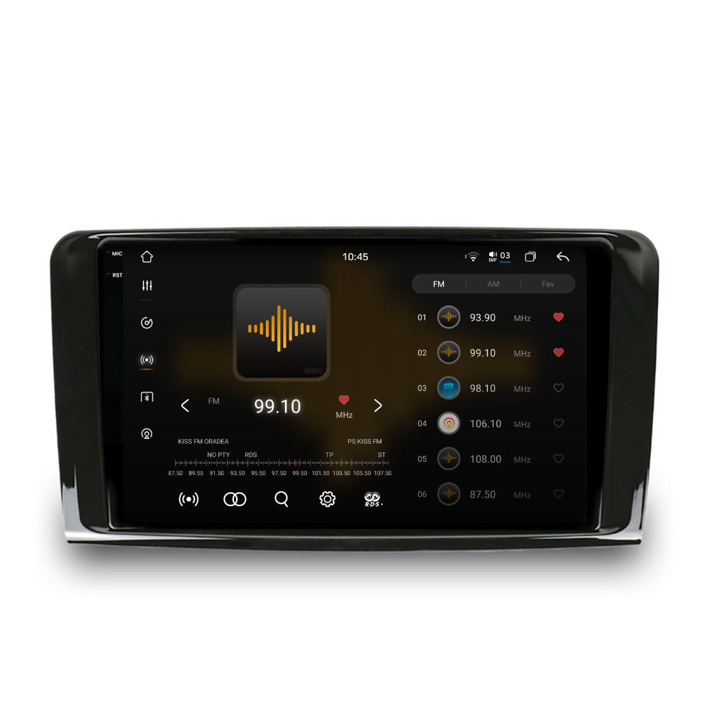 Navigatie Mercedes ML W164 (2005-2012), Android, Ecran 9 inch 2K, 12GB RAM 256GB, 8-core [2]