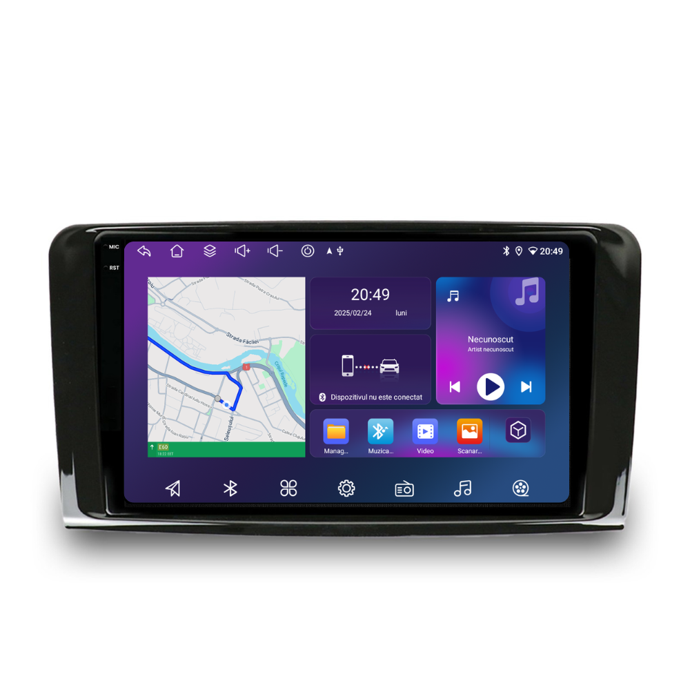 Navigatie Mercedes ML W164 (2005-2012), Android, Ecran 9 inch, 4GB RAM 64GB, 8-core [4]