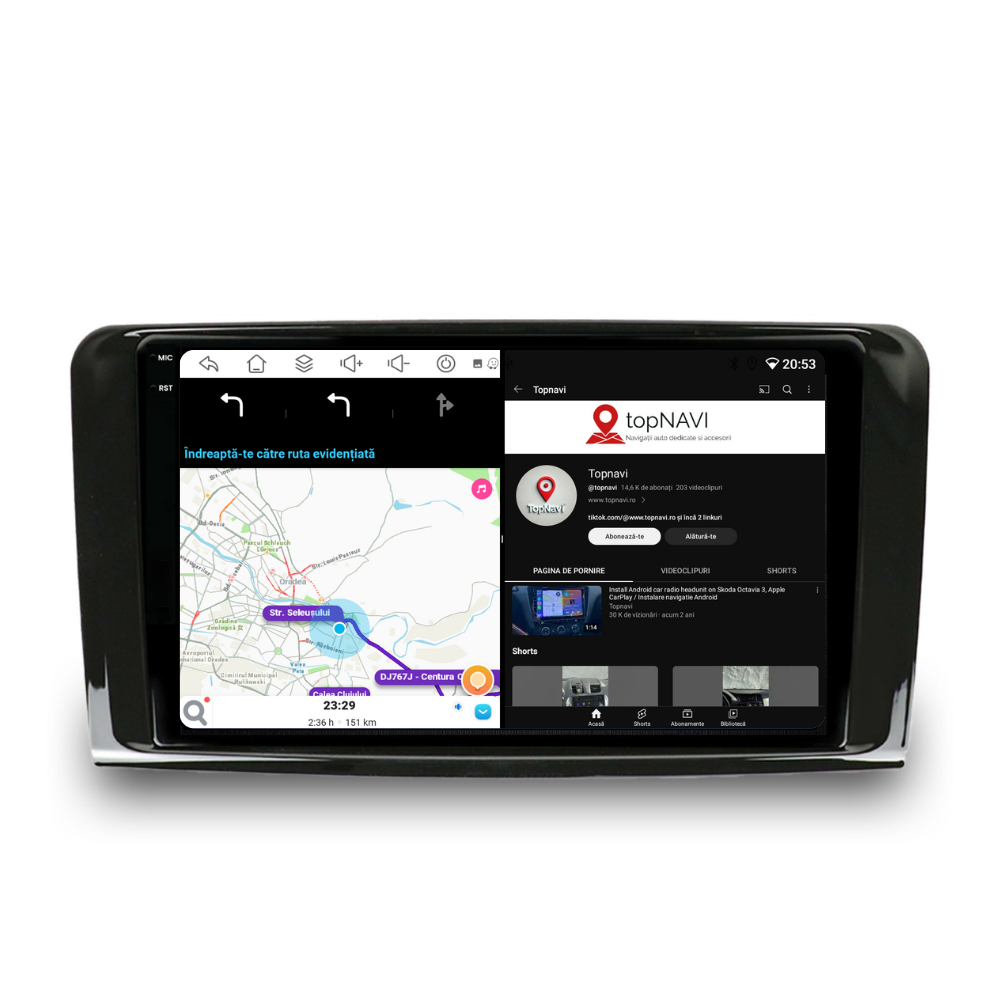 Navigatie Mercedes ML W164 (2005-2012), Android, Ecran 9 inch, 6GB RAM 128GB, 8-core [5]