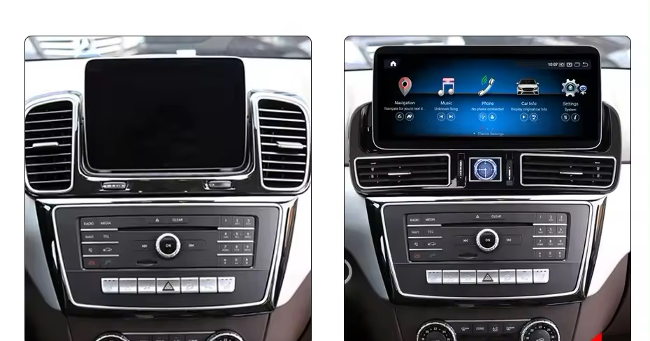 Navigatie Mercedes ML W166 2015-2018 8GB 256GB, 12.3 inch, carplay, 8-core, NTG 4.5 [3]