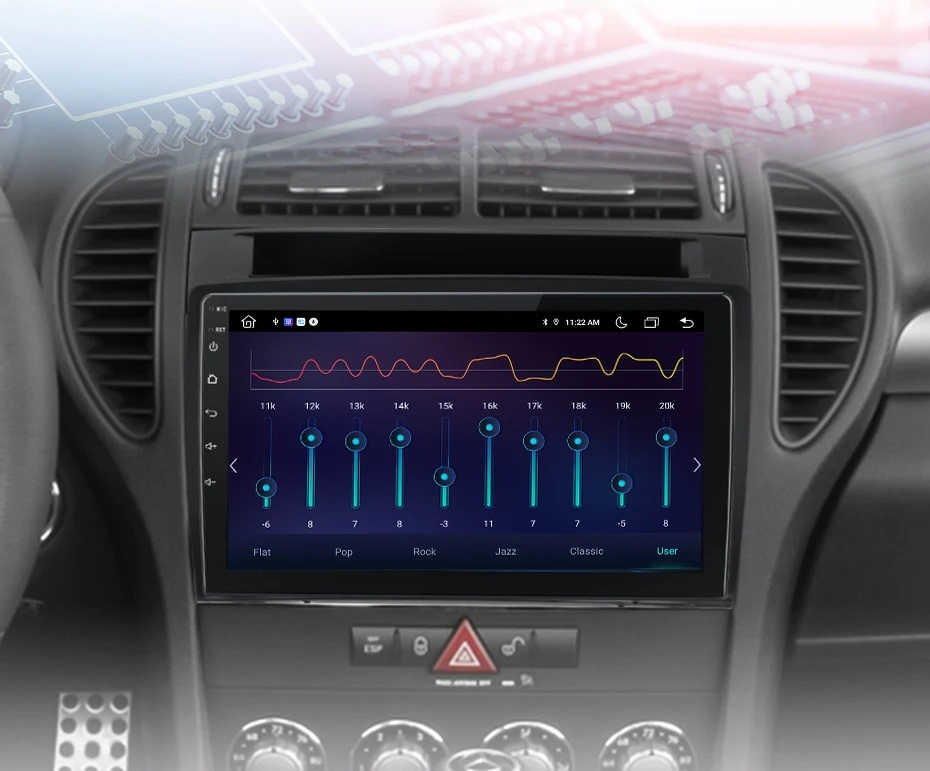Navigatie Mercedes SLK Class R171 (2004-2011), Android, Ecran 9 inch, 1GB RAM 32GB [4]