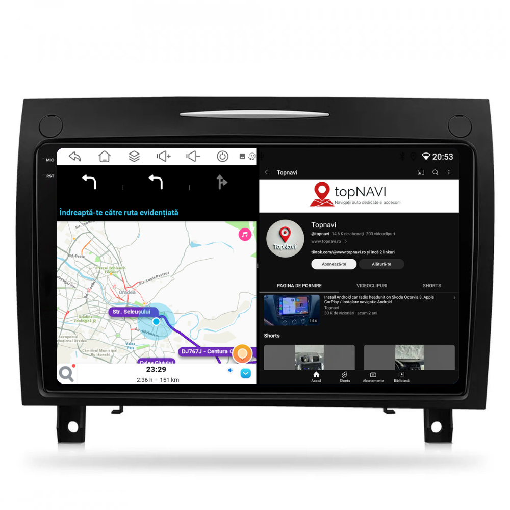 Navigatie Mercedes SLK Class R171 (2004-2011), Android, Ecran 9 inch, 4GB RAM 64GB, 8-core [5]