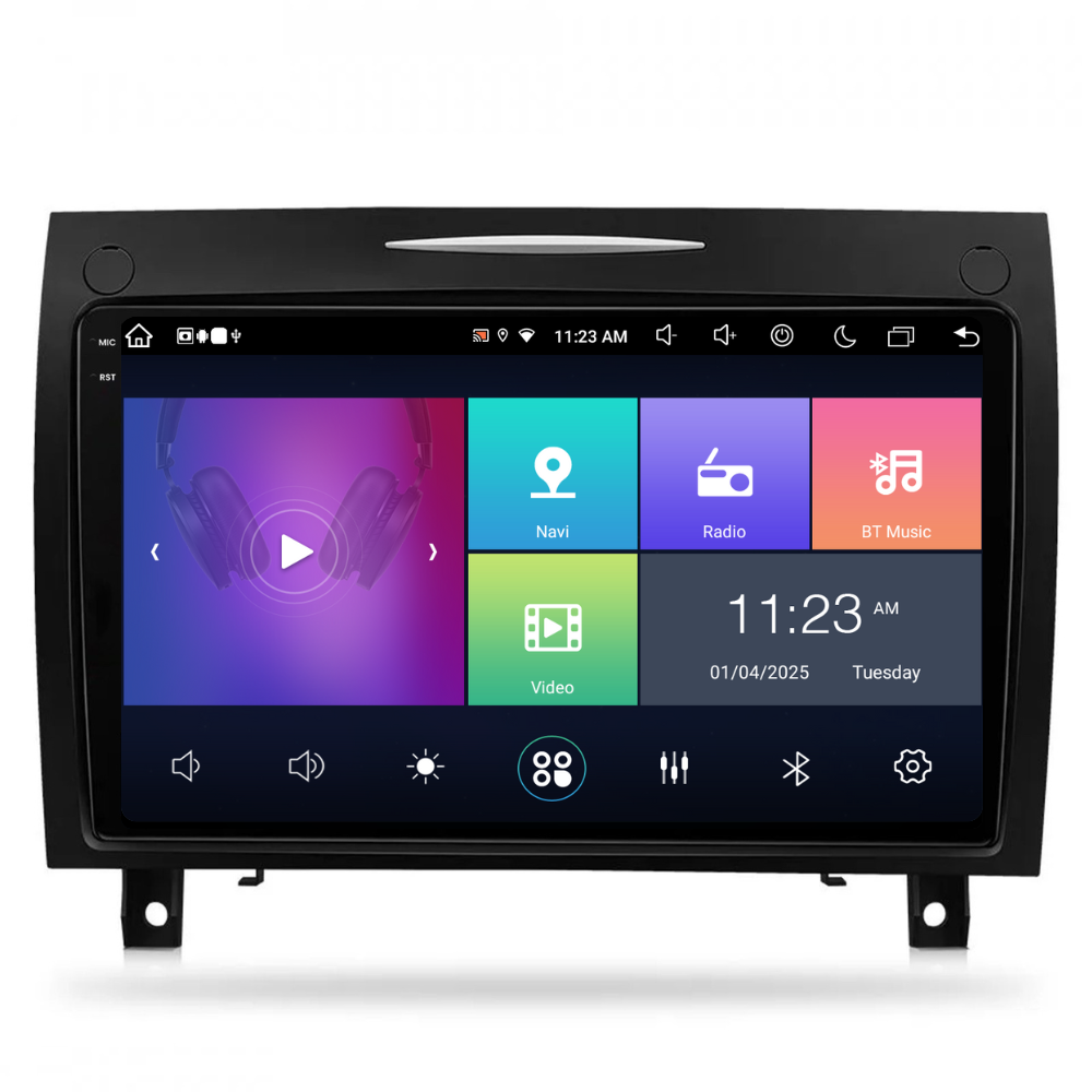 Navigatie Mercedes SLK Class R171 (2004-2011), Android, Ecran 9 inch, 8GB RAM 256GB, 8-core [5]