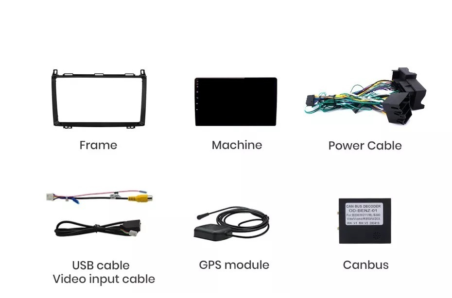 Navigatie Mercedes Vito w639 (2003-2015), Android, Ecran 9 inch, 1GB RAM 32GB [7]