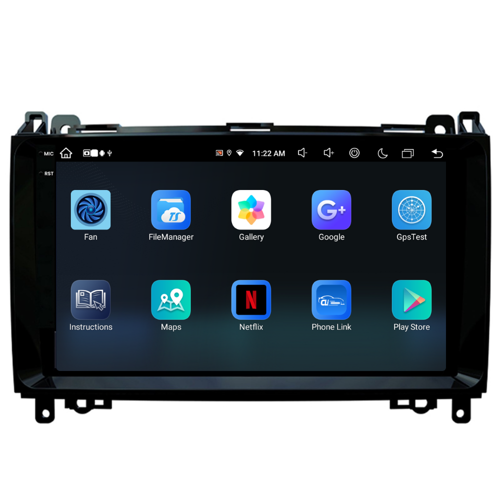 Navigație Mercedes B-Class W245 (2004-2012), Android, Ecran 9 inch, 8GB RAM 256GB [2]