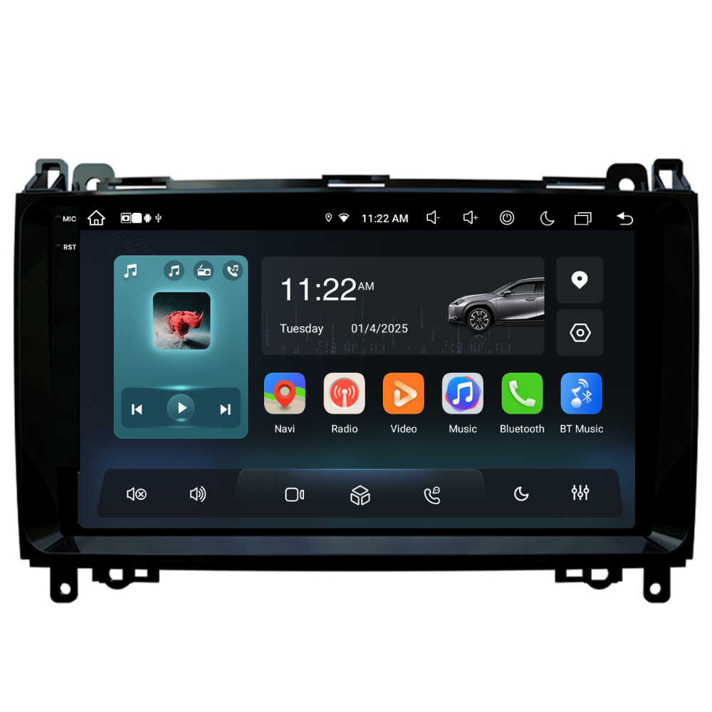 Navigație Mercedes B-Class W245 (2004-2012), Android, Ecran 9 inch, 8GB RAM 256GB [4]