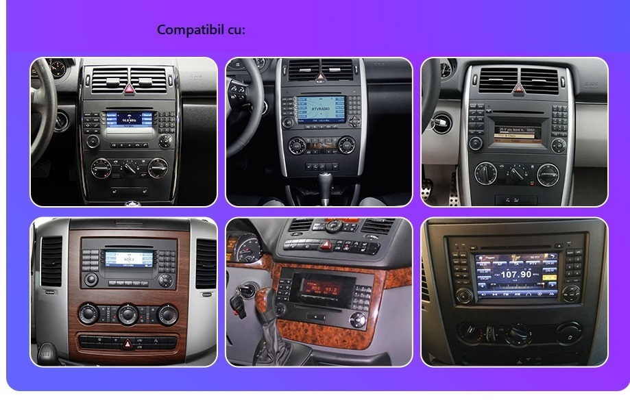 Navigație Mercedes B-Class w245 (2004-2012), Android, Ecran 7 inch, 4GB RAM 64GB [3]