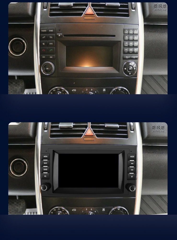 Navigație Mercedes B-Class w245 (2004-2012), Android, Ecran 7 inch, 4GB RAM 64GB [6]