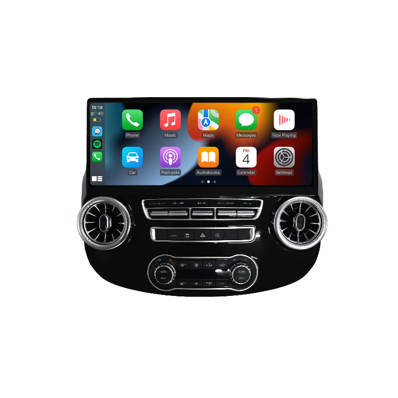 Navigatie Mercedes Vito w447 (2014-2021) 4GB 64GB, Ecran 17 inch, carplay, 8-core, Qled 2K [2]