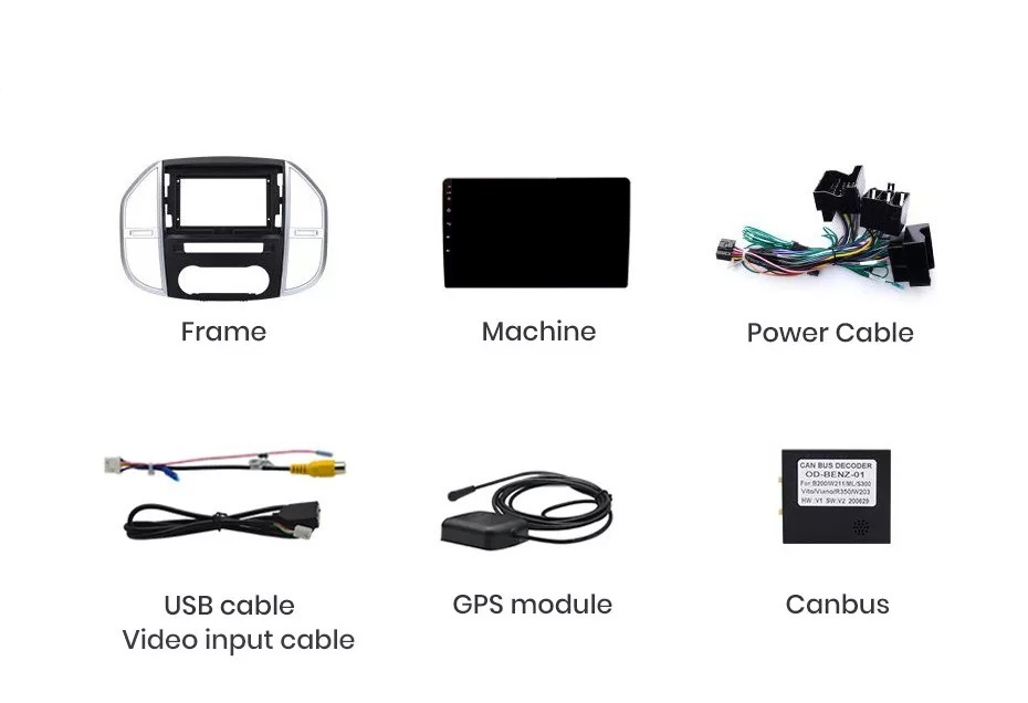 Navigatie Mercedes Vito W447 (2014 - 2021), Android, Ecran 10 inch, 1GB RAM 32GB [7]
