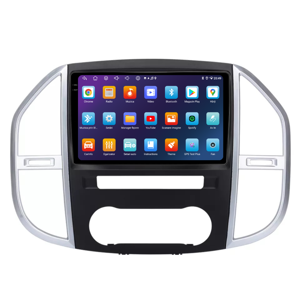 Navigatie Mercedes Vito W447 (2014 - 2021), Android, Ecran 10 inch, 4GB RAM 64GB, 8-core [3]