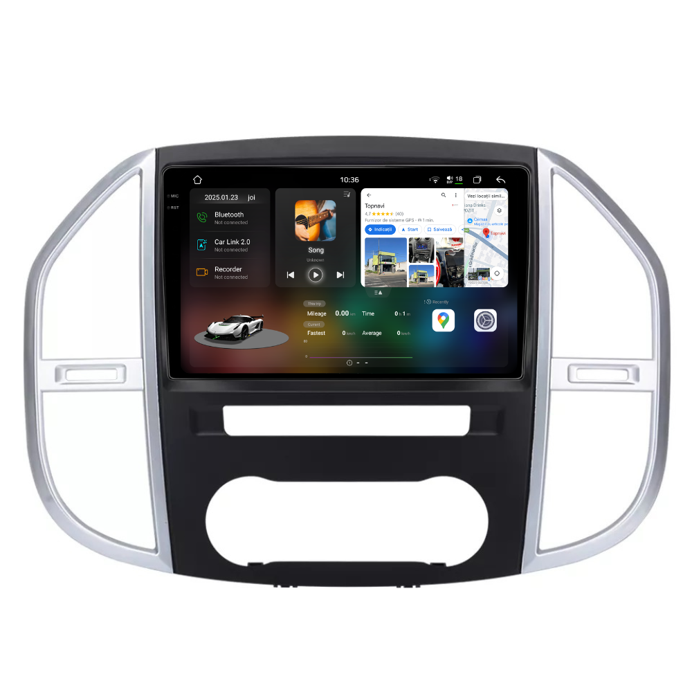 Navigatie Mercedes Vito W447 (2014 - 2021), Android, Ecran 10 inch 2K, 12GB RAM 256GB, 8-core [1]