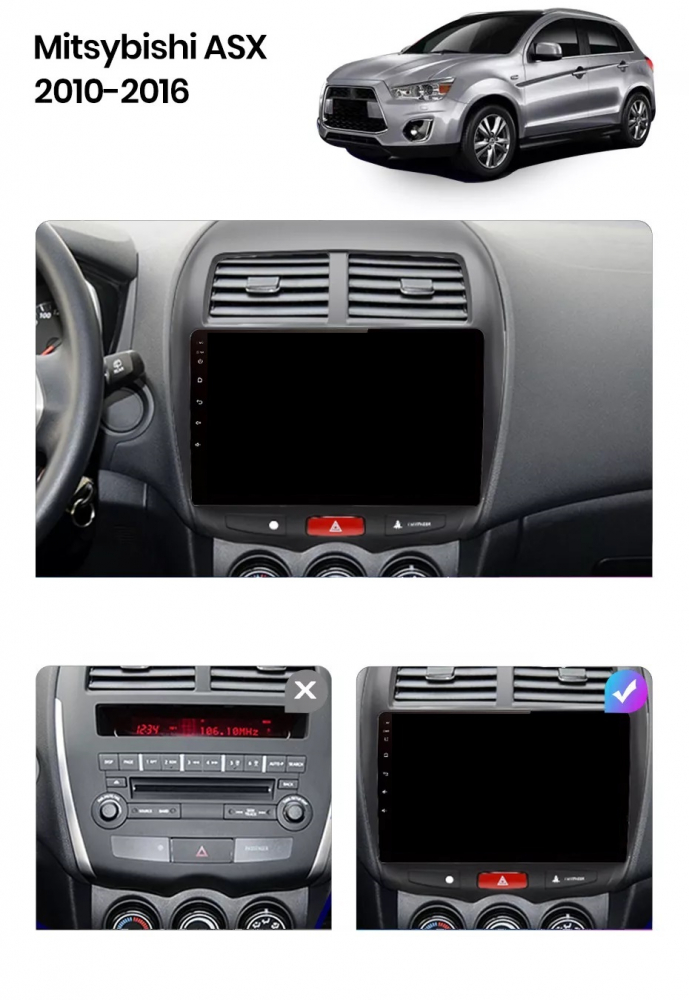 Navigatie Mitsubishi ASX (2010-2015), Ecran 10 inch, 1GB RAM 32GB [3]