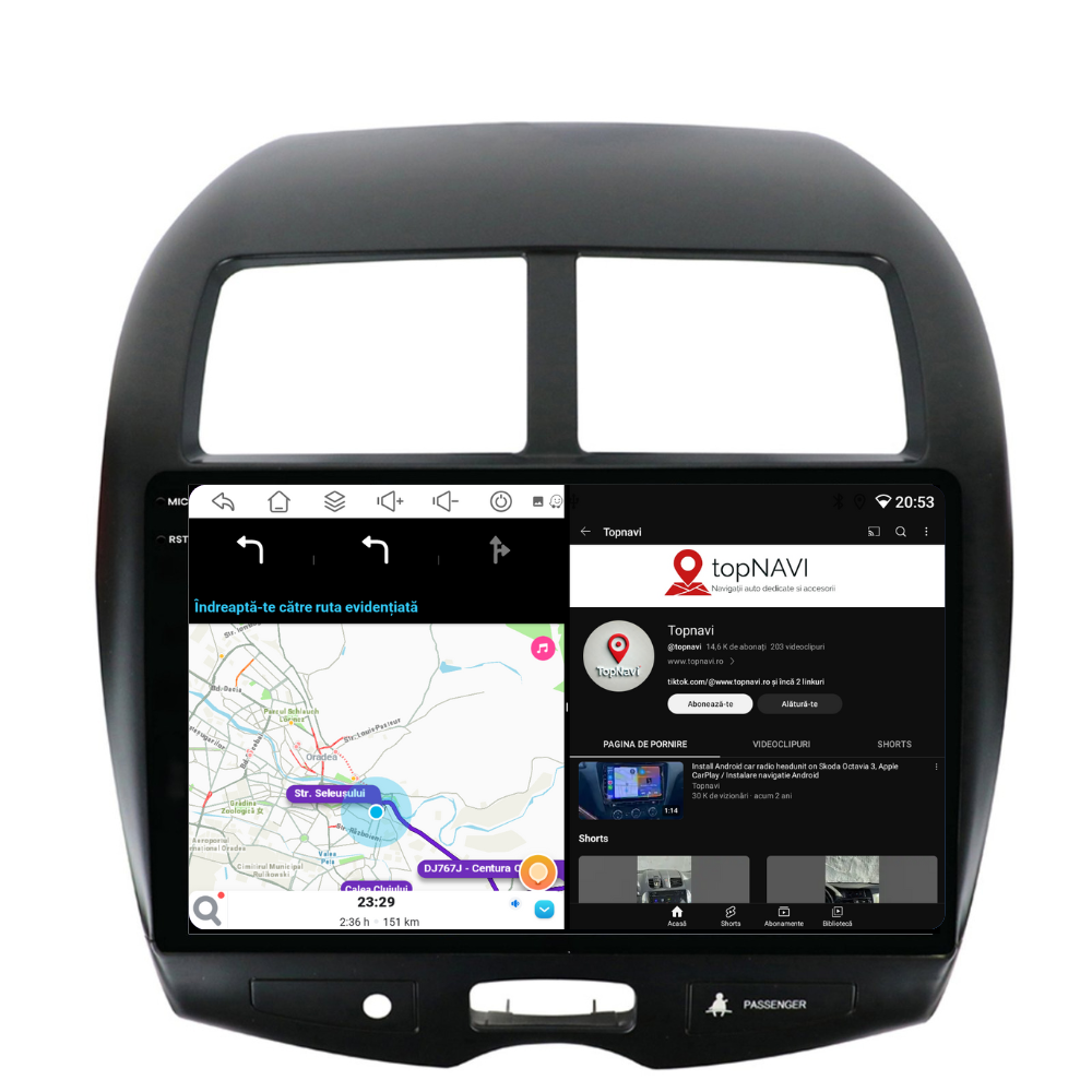 Navigatie Mitsubishi ASX (2010-2015), Ecran 10 inch, 6GB RAM 128GB, 8-core [5]