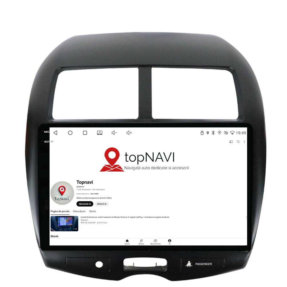 Navigatie Mitsubishi ASX (2010-2015), Ecran 10 inch, 8GB RAM 256GB, 8-core [2]