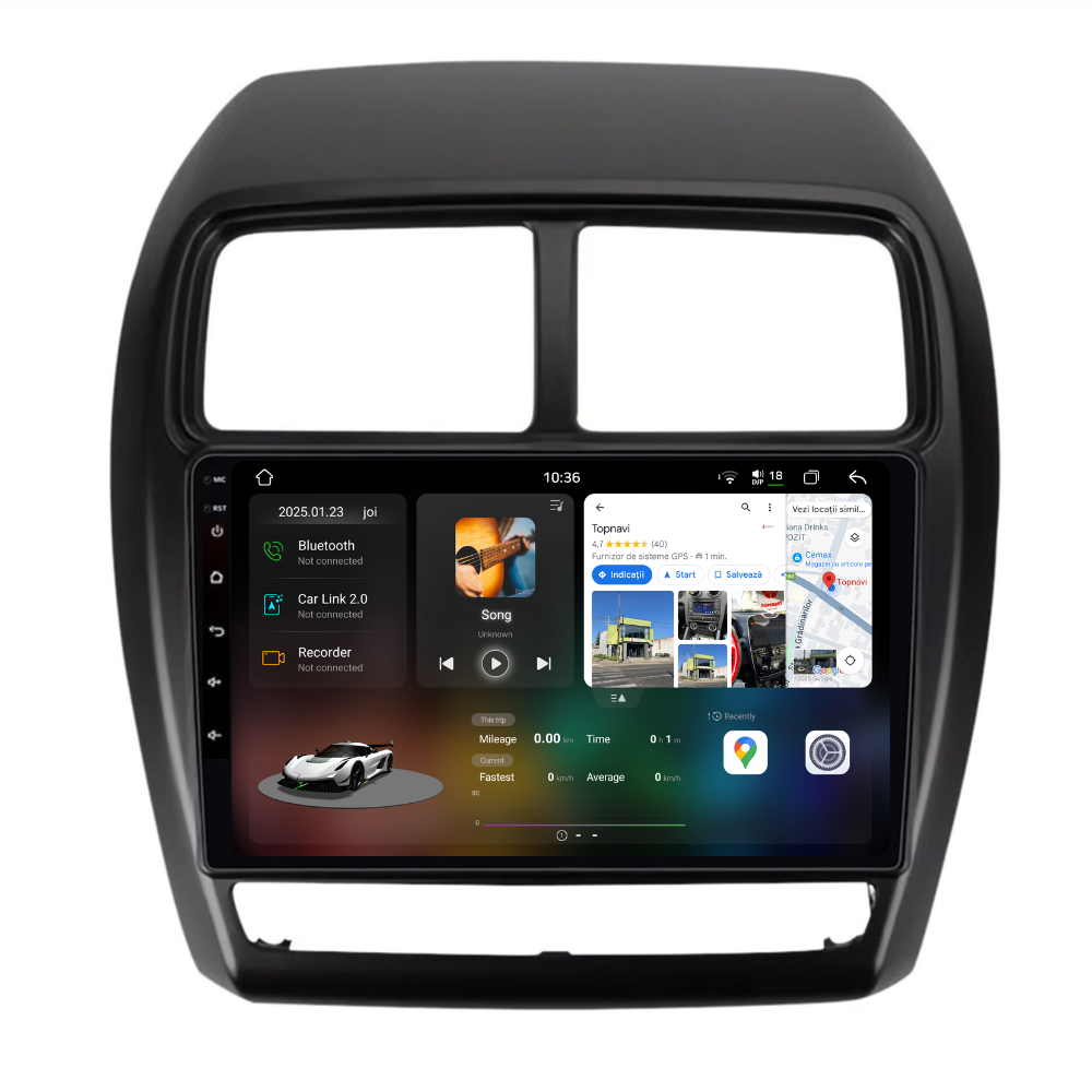 Navigatie Mitsubishi ASX 2 (2016-2019), Ecran 10 inch 2K, 12GB RAM 256GB, 8-core [4]