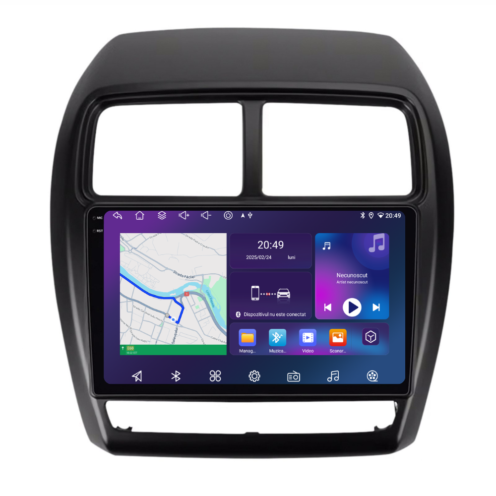 Navigatie Mitsubishi ASX 2 (2016-2019), Ecran 10 inch, 6GB RAM 128GB, 8-core [1]