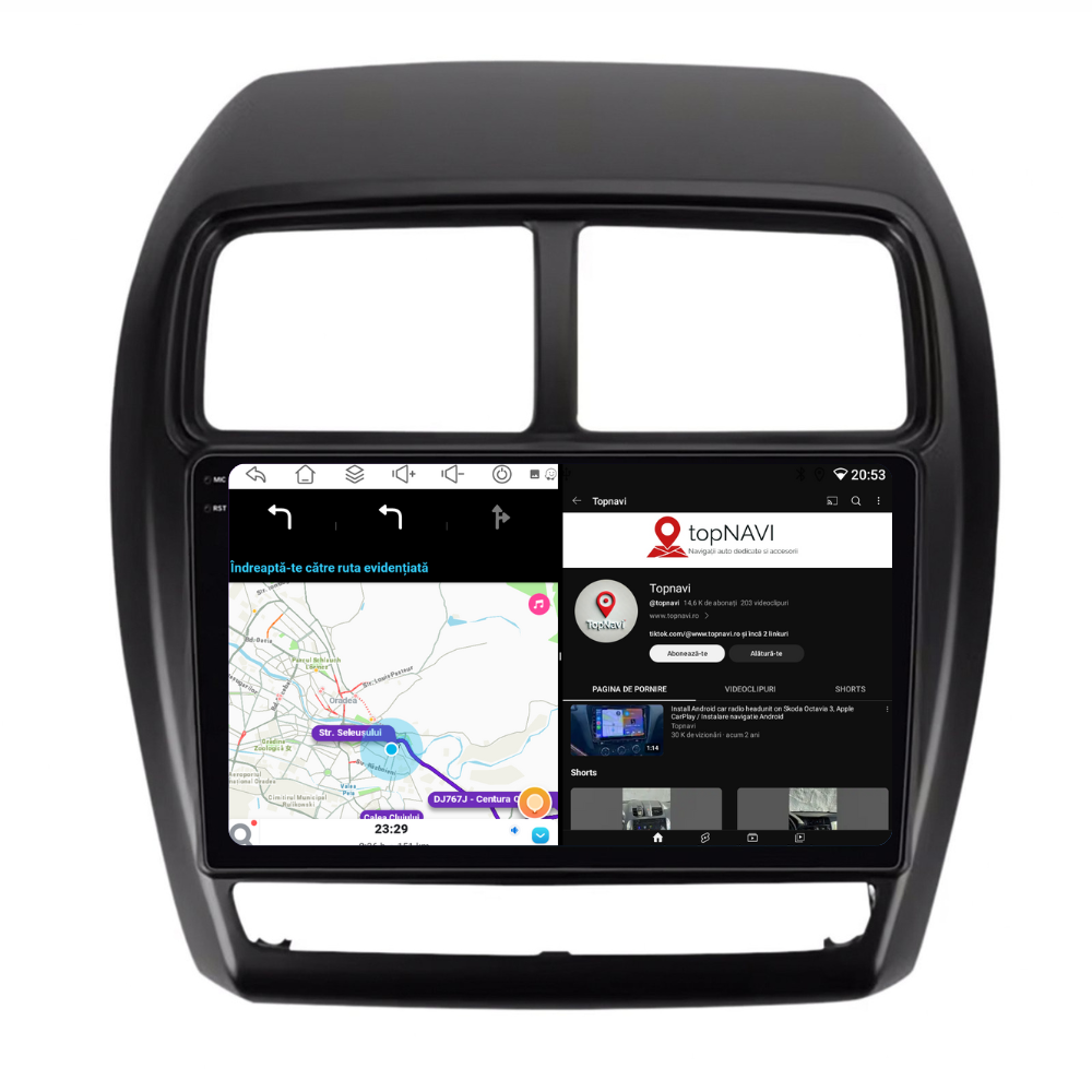 Navigatie Mitsubishi ASX 2 (2016-2019), Ecran 10 inch, 8GB RAM 256GB, 8-core [3]