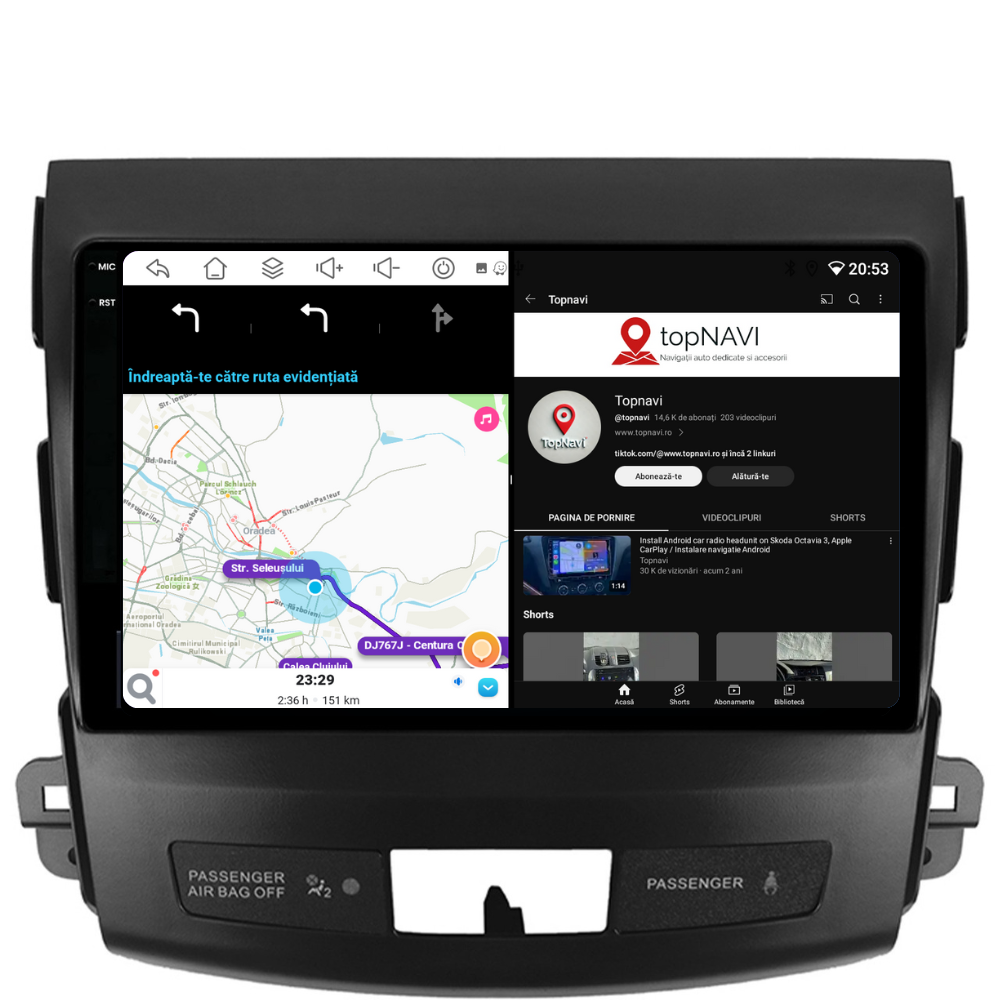 Navigatie Citroen C-Crosser (2007-2012), Ecran 9 inch, 6GB RAM 128GB, 8-core [6]