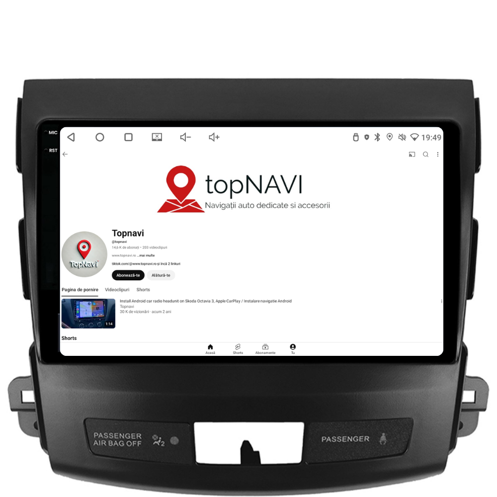 Navigatie Mitsubishi Outlander (2005-2011),Ecran 9 inch, 6GB RAM 128GB, 8-core [4]