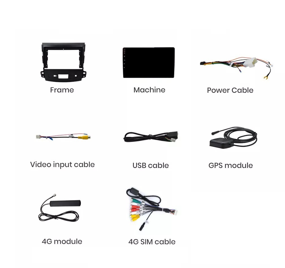 Navigatie Mitsubishi Outlander (2005-2011),Ecran 9 inch, 6GB RAM 128GB, 8-core [7]
