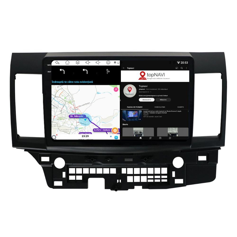 Navigatie Mitsubishi Lancer (2007-2013), Ecran 10 inch, 6GB RAM 128GB, 8-core [5]