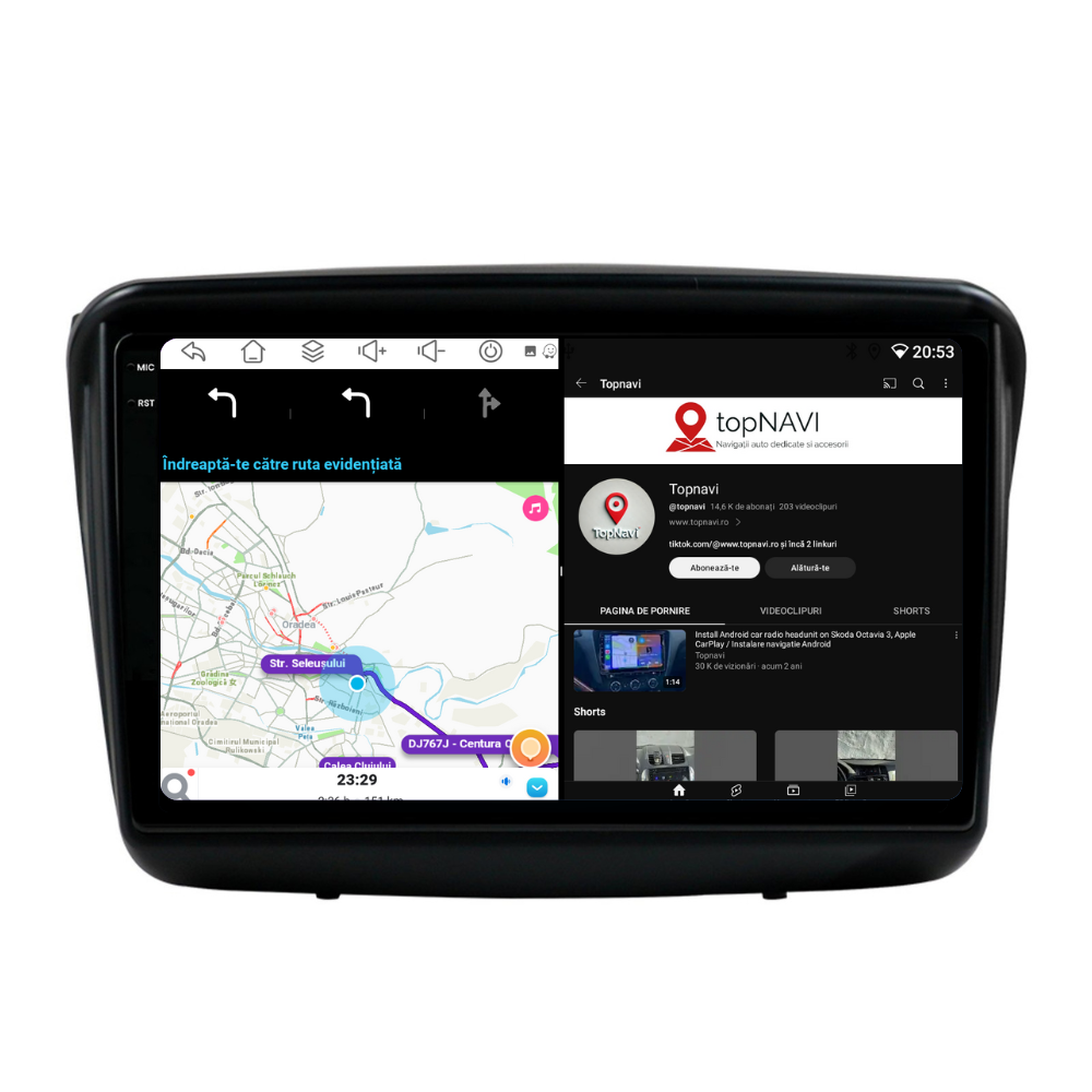 Navigatie Mitsubishi L200 (2005-2015), Ecran 9 inch, 6GB RAM 128GB, 8-core [6]