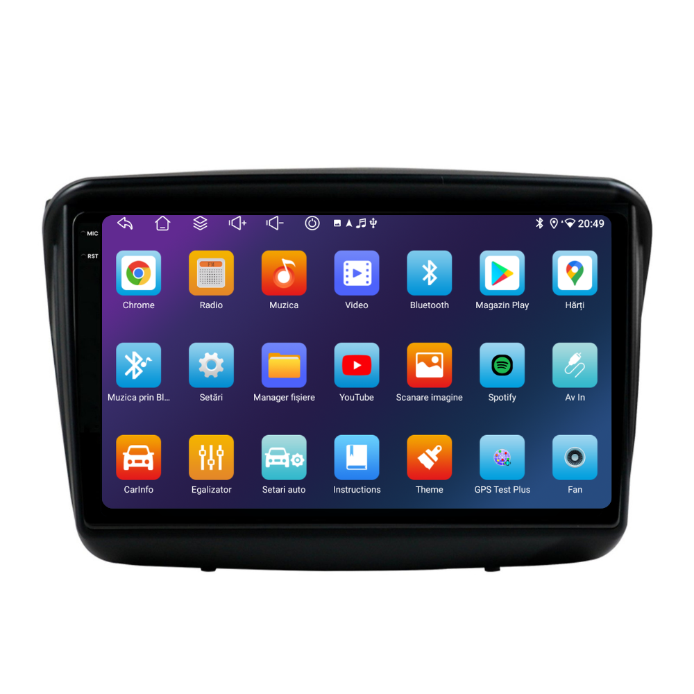 Navigatie Mitsubishi L200 (2005-2015), Ecran 9 inch, 6GB RAM 128GB, 8-core [5]