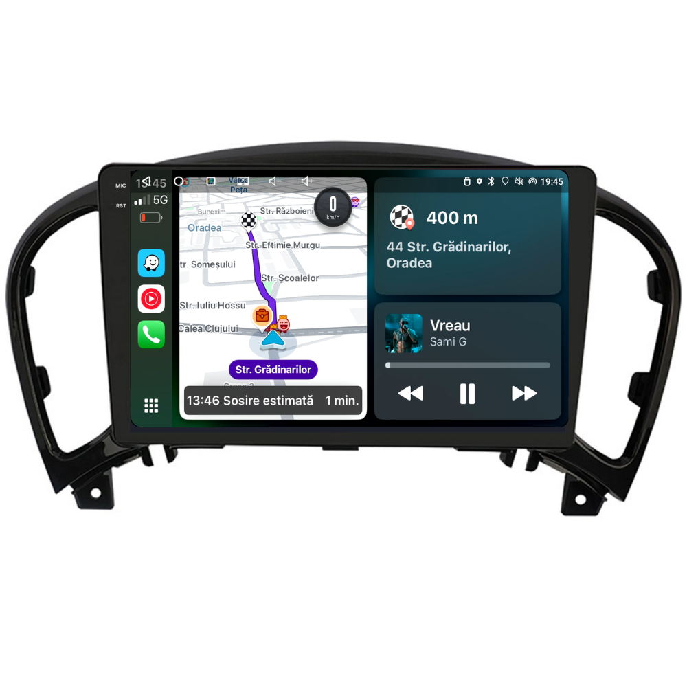 Navigatie Nissan Juke (2010-2015), Ecran 9 inch, 4GB RAM 64GB, 4-core [1]