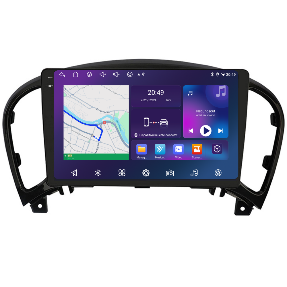 Navigatie Nissan Juke (2010-2015), Ecran 9 inch, 4GB RAM 64GB, 8-core [4]