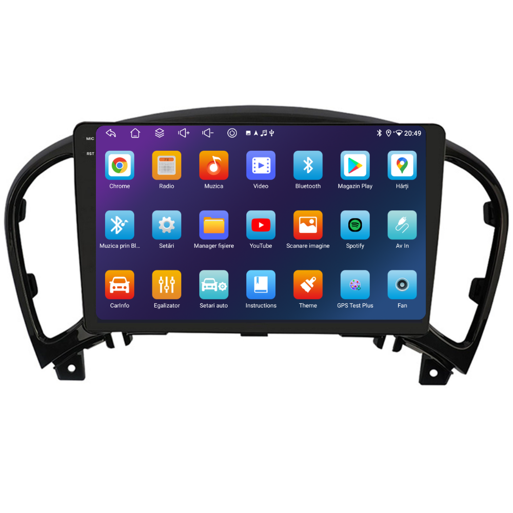 Navigatie Nissan Juke (2010-2015), Ecran 9 inch, 4GB RAM 64GB, 8-core [3]