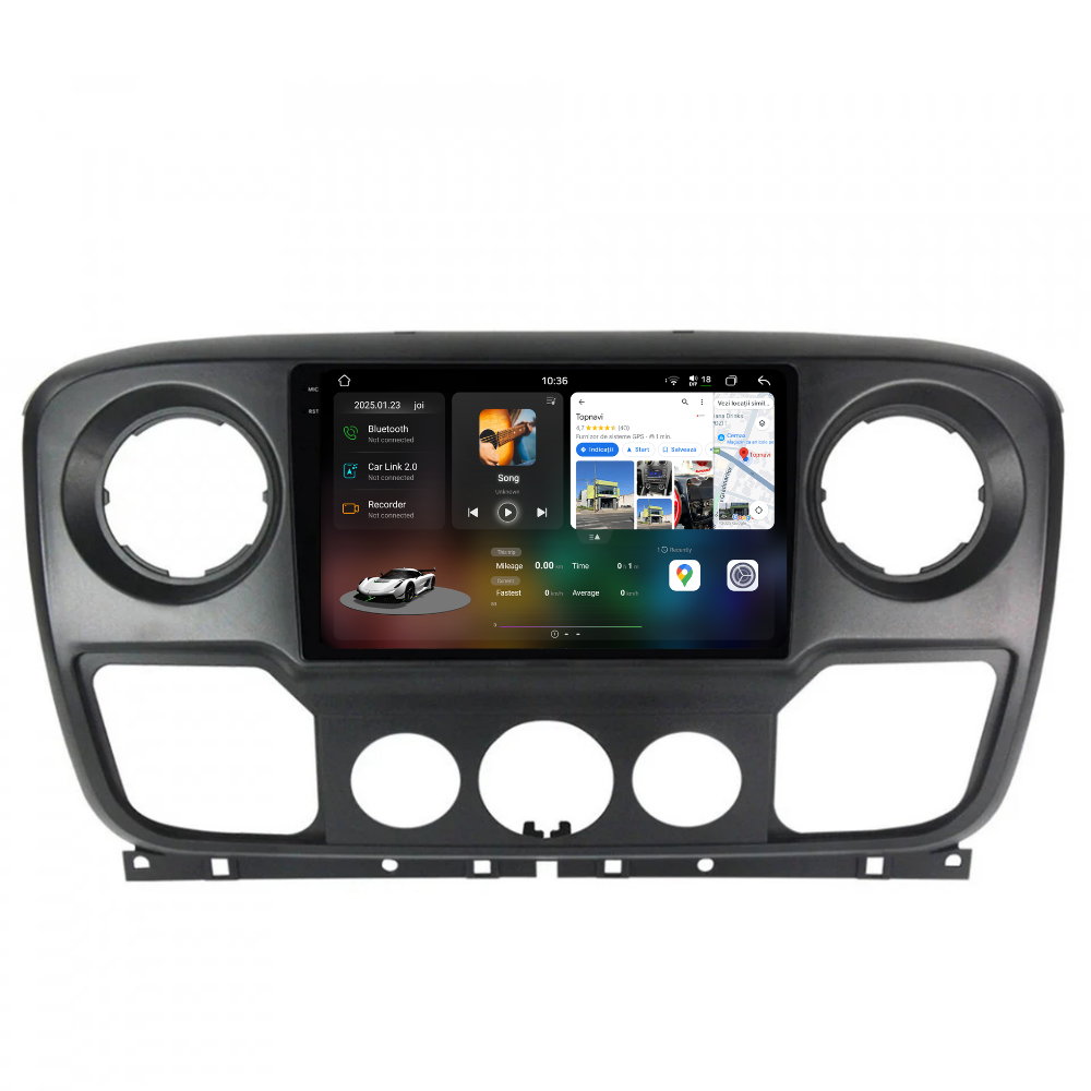 Navigatie Nissan NV400 (2010-2020), Ecran 10 inch 2K, 12GB RAM 256GB, 8-core [1]