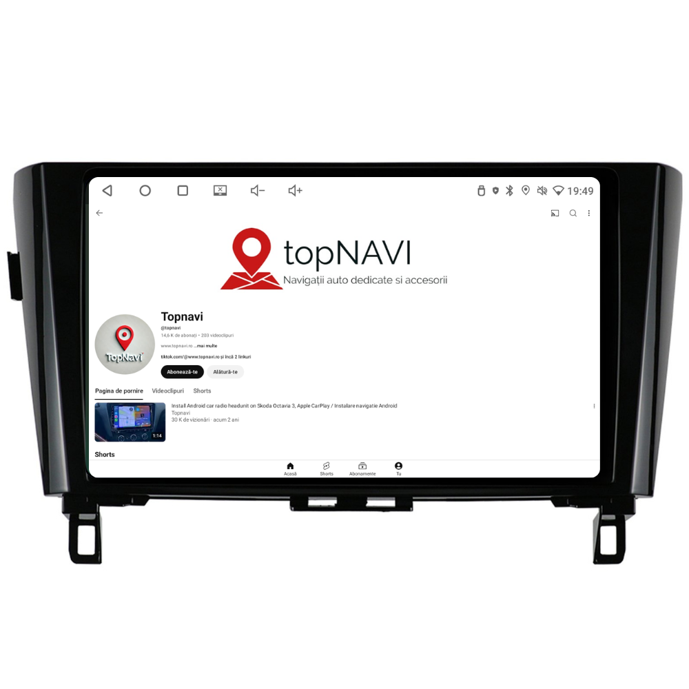 Navigatie Nissan Qashqai J11 2013-2017, Ecran 10 inch, 6GB RAM 128GB, 8-core [3]