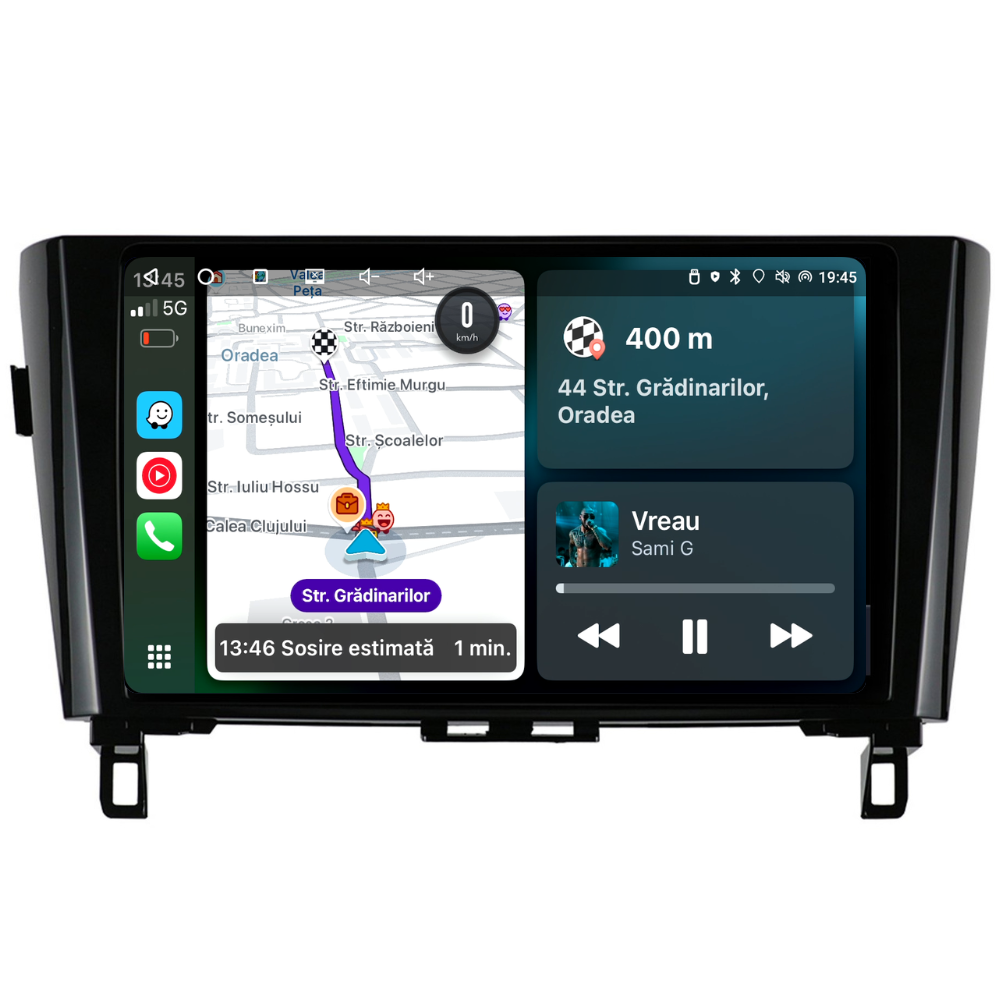 Navigatie Nissan Qashqai J11 2013-2017, Ecran 10 inch, 6GB RAM 128GB, 8-core [2]