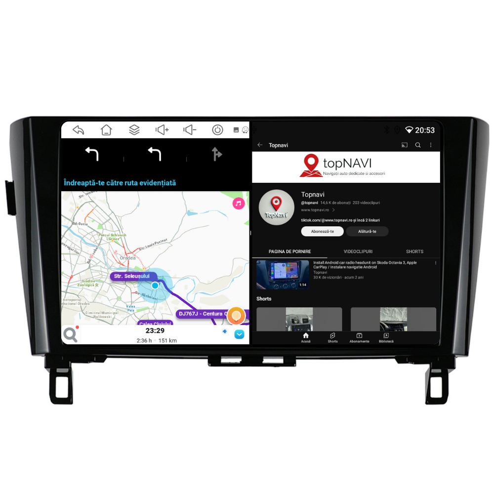 Navigatie Nissan Qashqai J11 2013-2017, Ecran 10 inch, 6GB RAM 128GB, 8-core [5]